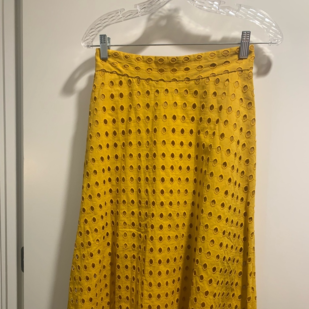 H&M lined Eyelet Skirt